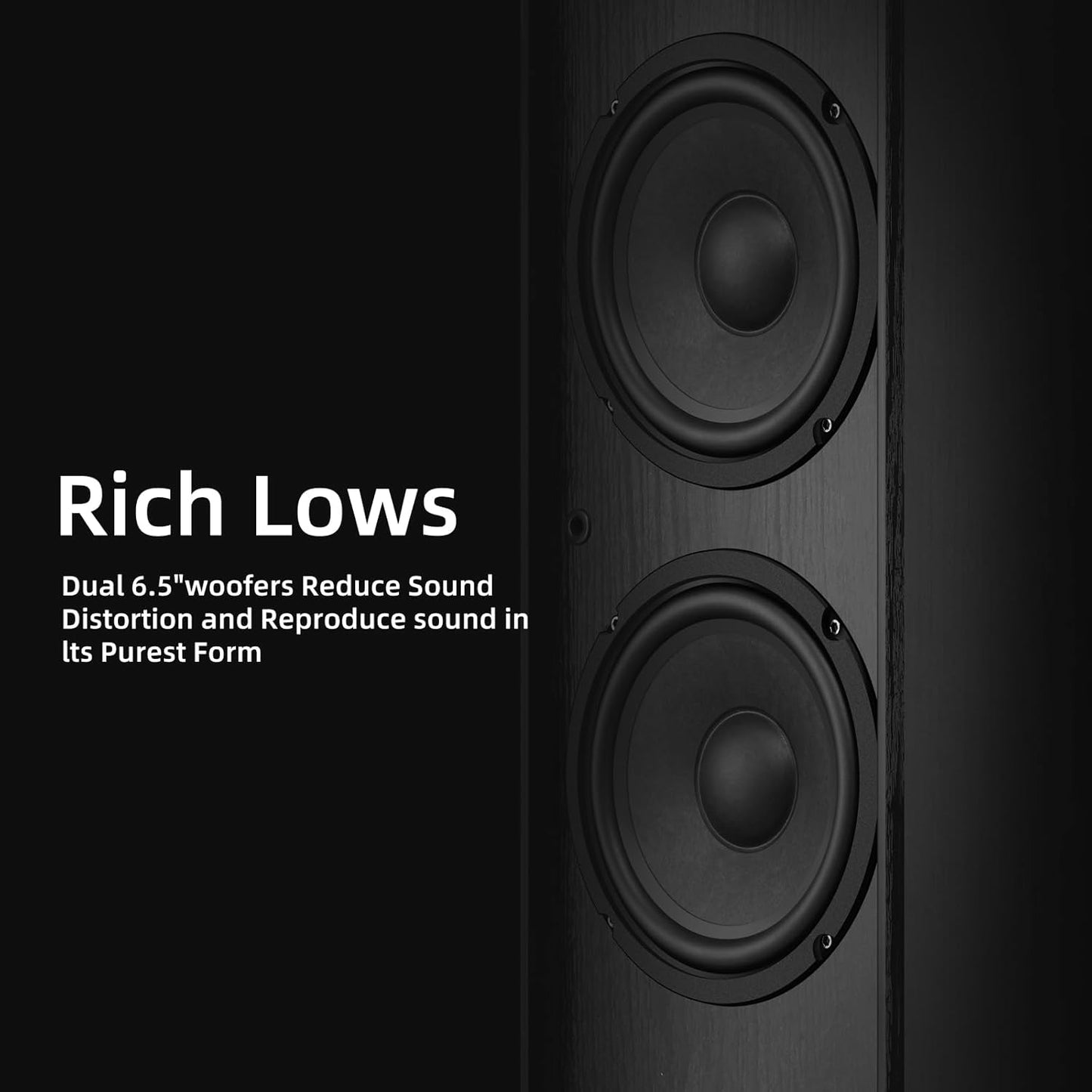 120W passive floorstanding speakers pair