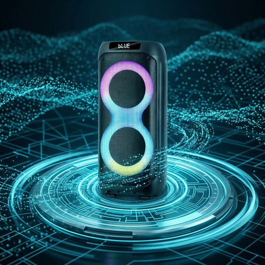 10″ subwoofer + Tweeter portable outdoor speeker clean sound 4500mAh 7.4V 50W