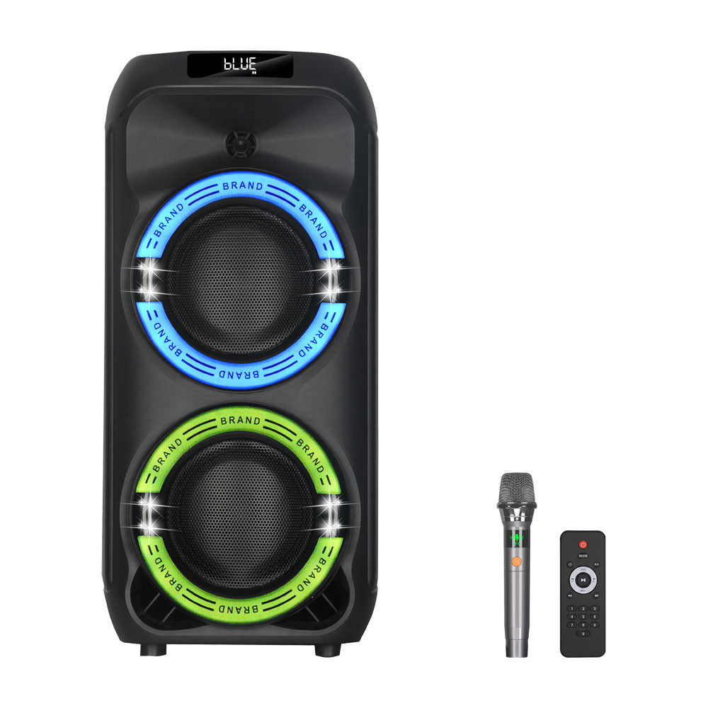 Elimavi 40W portable Bluetooth speaker with dual subwoofers