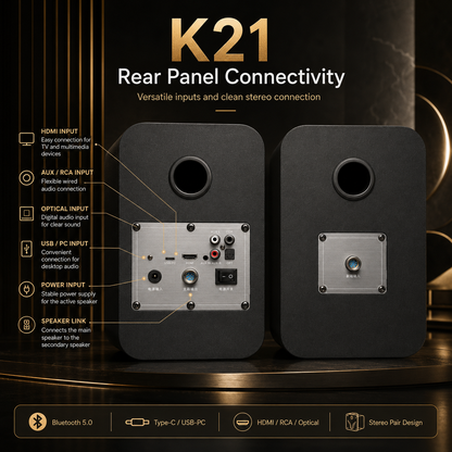 Wireless HiFi chassis sound system tweeter+bass, upgraded version, high fidelity sound boxes