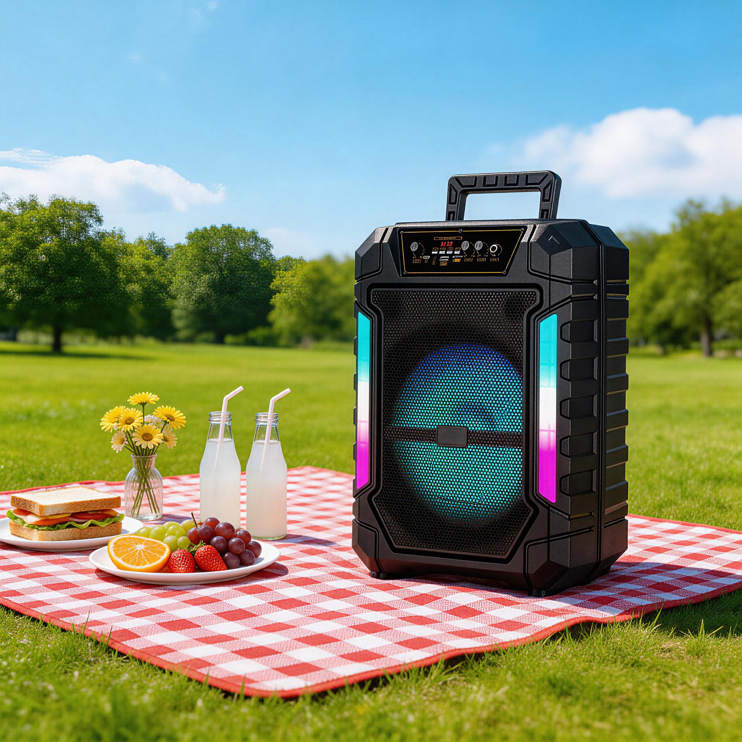 12inch Bass+Tweeter Portable Bluetooth Speaker for Home, Outdoor
