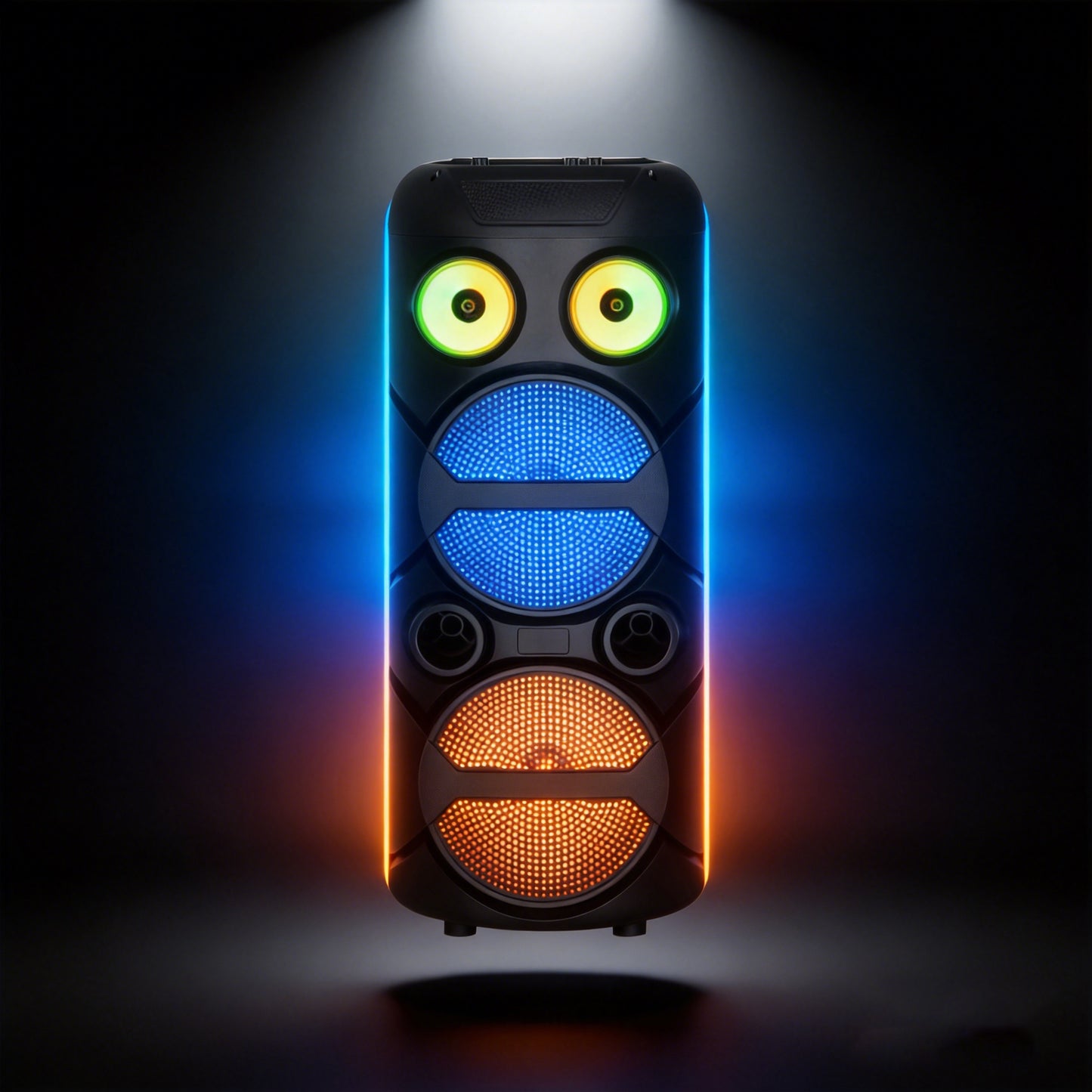 20W 3000mAh 8inch*2 bass+ tweeter party speaker outdoor HIFI Voice