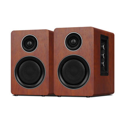 7 Colors Active Bookshelf Speakers with 3‘’ Carbon Fiber Woofer and Silk Film Tweeter