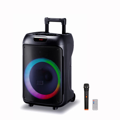 12“ bass+Tweeter 4000mAh Long Battery Life Outdoor Portable Speeker 20W 3.7V