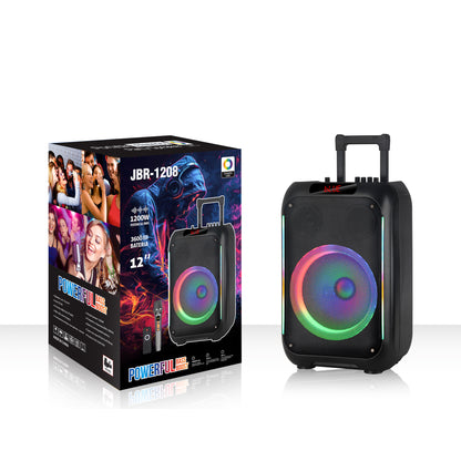 12inch Dance Speaker 2026 New Outdoor KTV High Power Troll Speaker Bluetooth Professional Performance