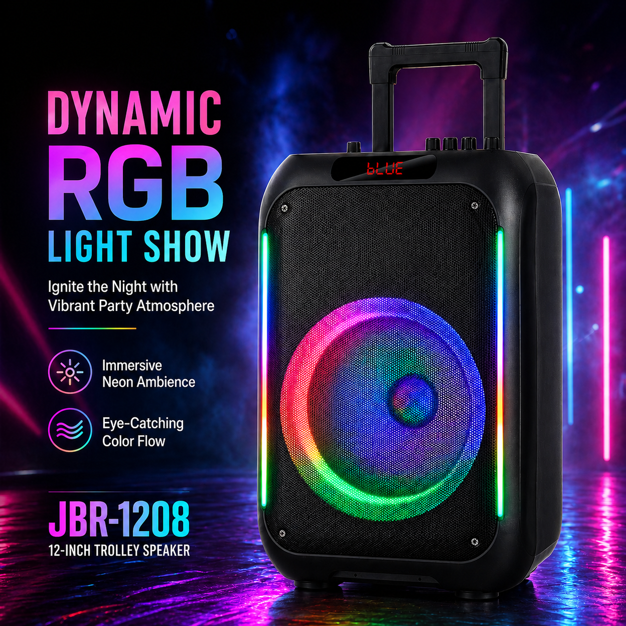 12inch Dance Speaker 2026 New Outdoor KTV High Power Troll Speaker Bluetooth Professional Performance