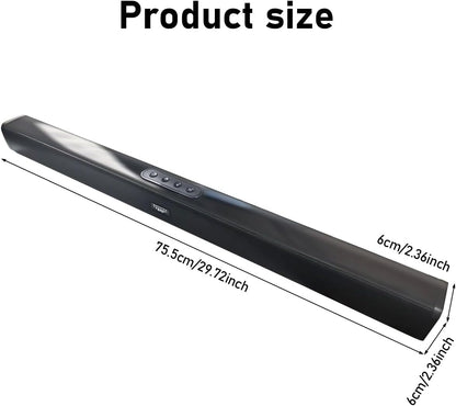 Elimavi Sound Bars for TV with Coaxial/3.5mmConnection, 30W Surround Sound System