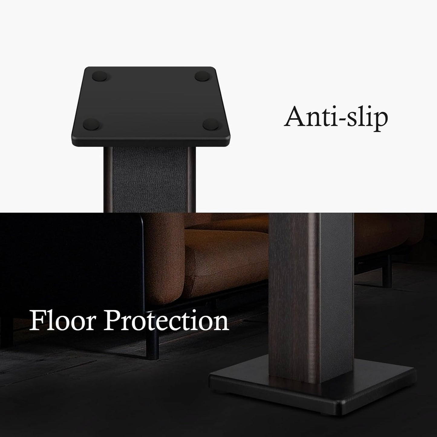 Universal Floor Speaker Stands, 22.64 Inch Surround Sound Supports
