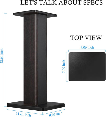 Universal Floor Speaker Stands, 22.64 Inch Surround Sound Supports