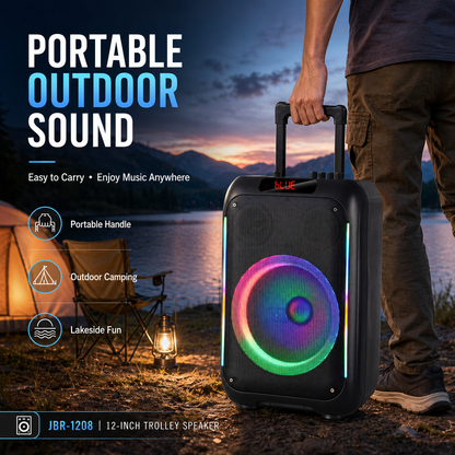 12inch Dance Speaker 2026 New Outdoor KTV High Power Troll Speaker Bluetooth Professional Performance