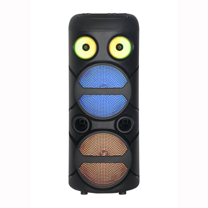 20W 3000mAh 8inch*2 bass+ tweeter party speaker outdoor HIFI Voice