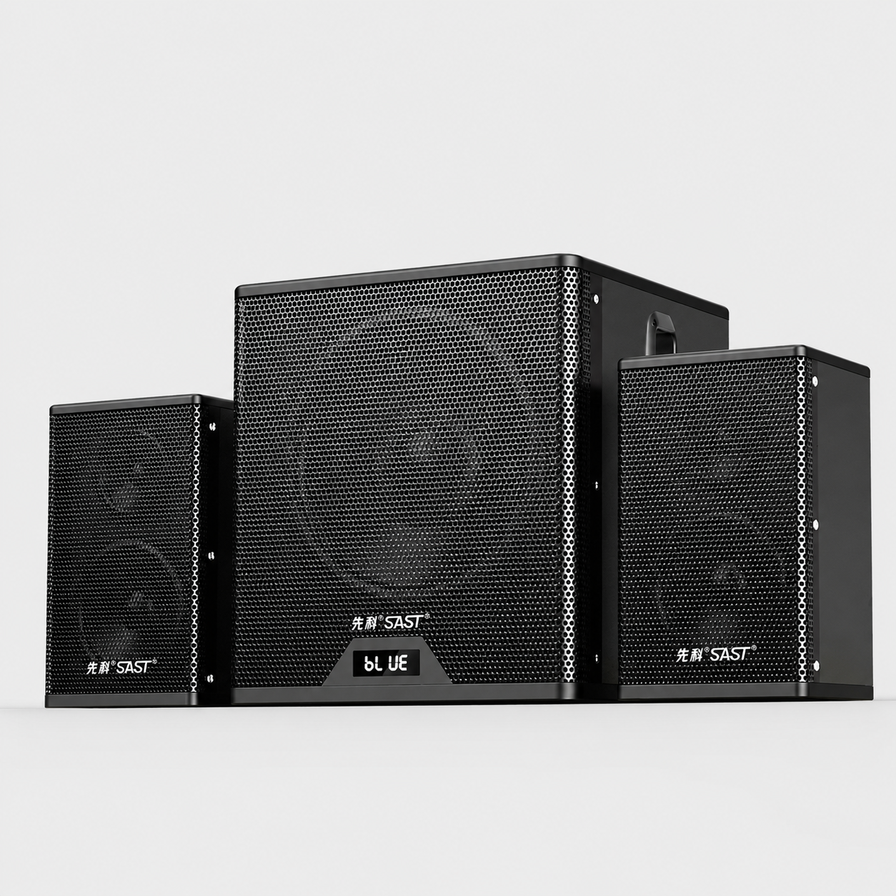 SAST A19 Home Theater Bluetooth Speaker 8-inch Super Subwoofer 2pcs Tweeter 2pcs 4 inch Mid Range Speakers + USB Drive Gifted