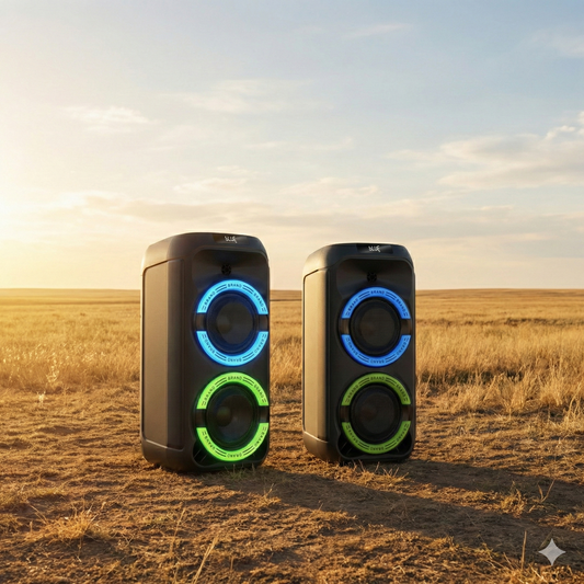 Portable Bluetooth Speaker,40W 2*subwoofer
