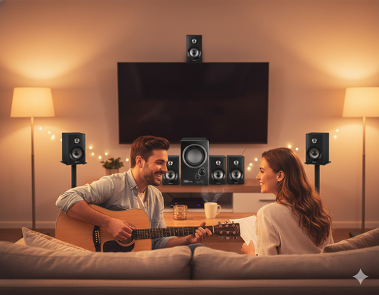 5.1 Surround Sound System with 5.5'' Subwoofer Stereo System