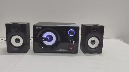 SAST A15 Computer Wooden Audio Super Bass 60W Bluetooth 5.3 RGB Light